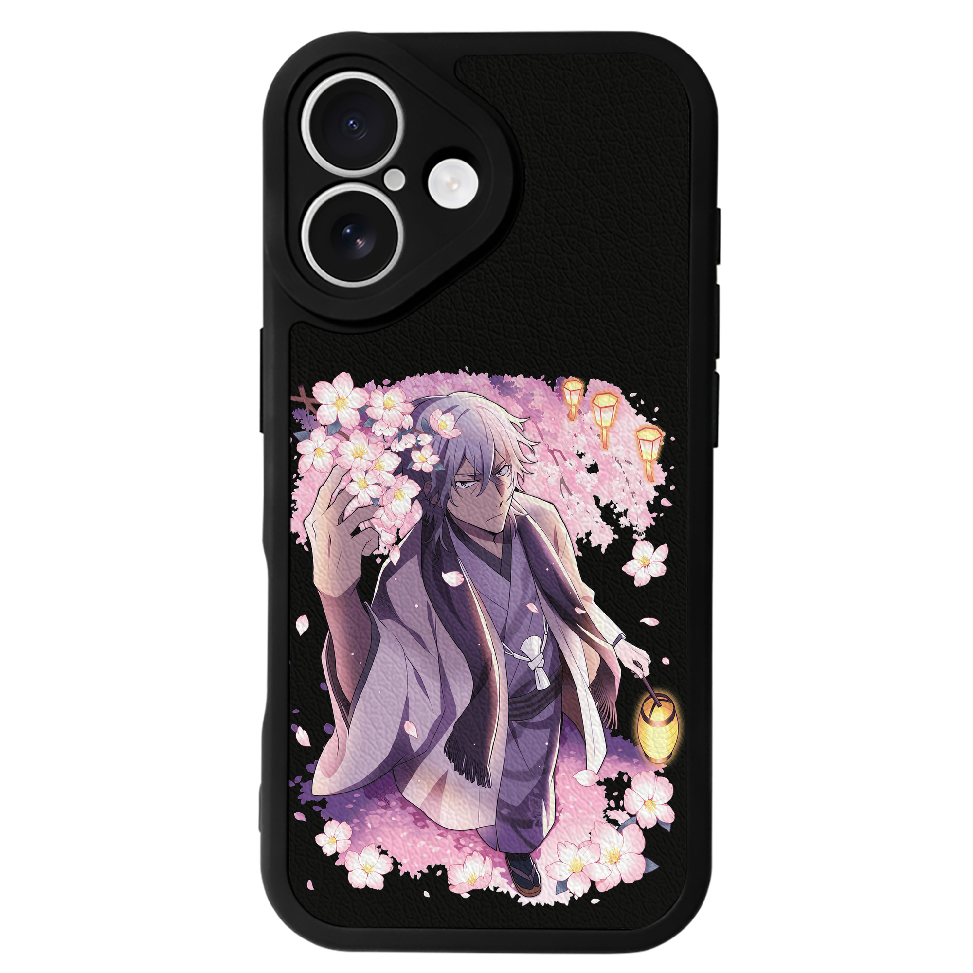 （画像用） 文豪ストレイドッグス Bungo Stray Dogs 【iPhone 16シリーズ対応】シリコンスマホケース（レザー調） 材質：シリコン